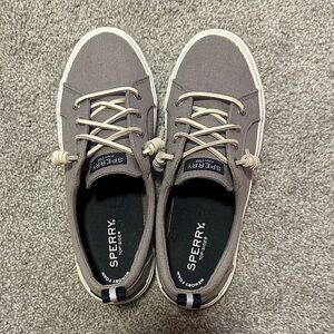 Sperry Women’s Gray Canvas Sneakers